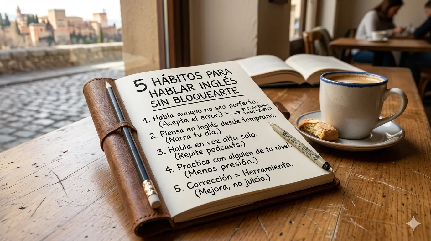 5 hábitos para hablar inglés sin bloquearte