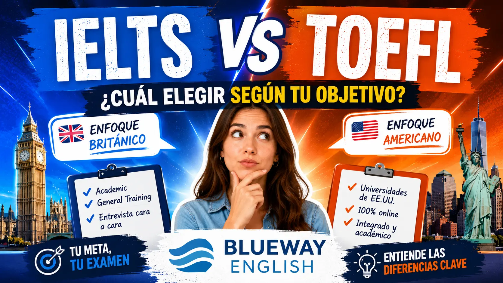 IELTS vs TOEFL: cuál elegir según tu objetivo