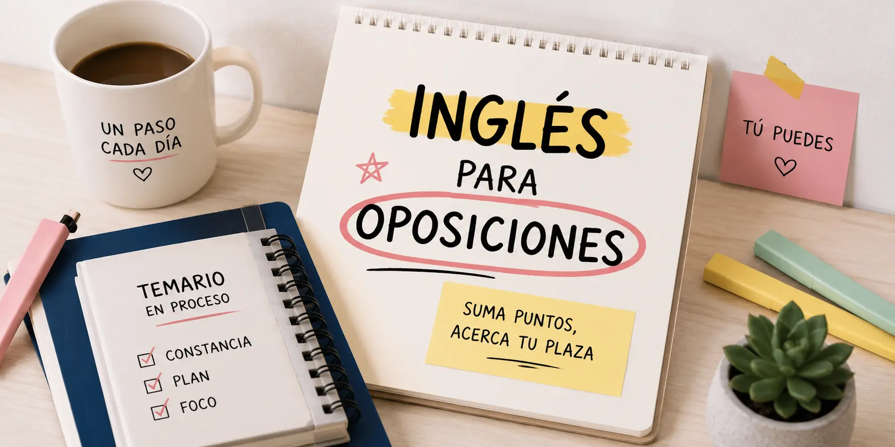 Inglés para oposiciones: consigue tu certificado sin perder un minuto de estudio
