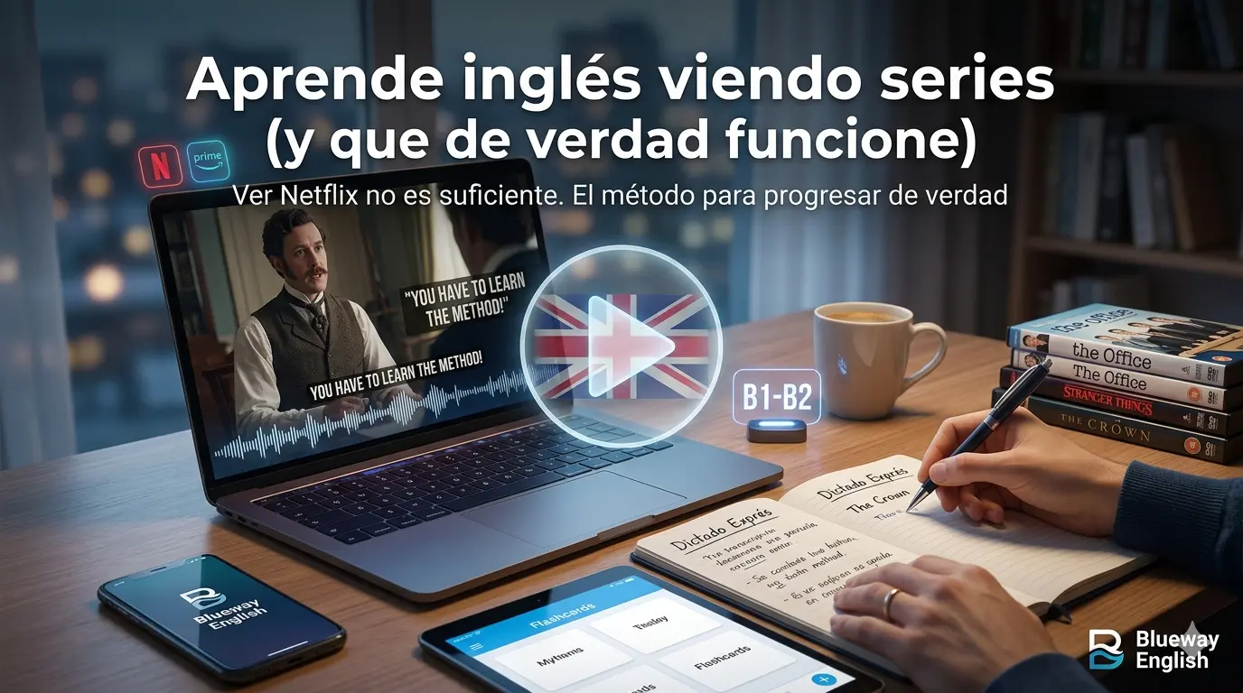 Aprende inglés viendo series (y que de verdad funcione)