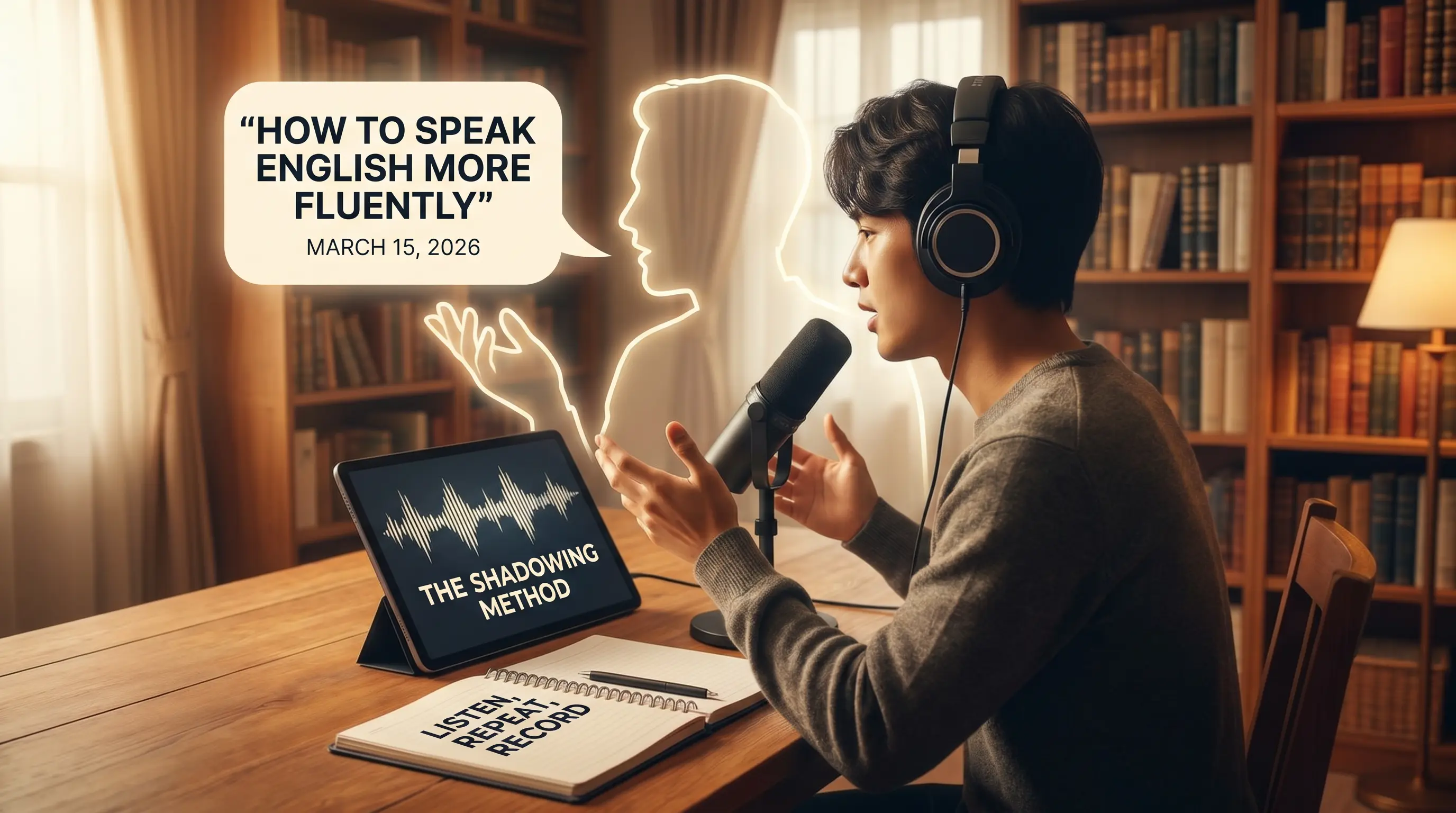 El método shadowing: cómo hablar inglés con más soltura